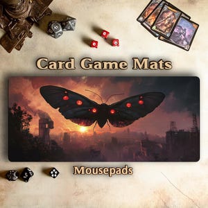 MTG-speelkleed | Duskmourn-speelmat | speelmat mothman | muismatten mothman