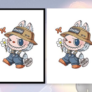 Funda para cartas MTG / Funda para cartas Lalulu Babubu / Funda para cartas MTG Fundas para cartas coleccionables, Fundas para cartas de juegos de arte, Regalo para jugadores