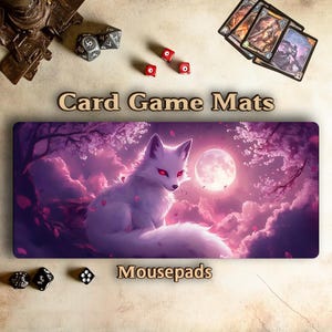 Bloomburrow Playmat-MTG | Creeping fox/Enchanting Magic fox playmat