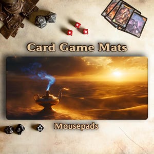 Tapete de jogo Lorcana | Tapete de jogo/mousepads Aladdin | Tapete de jogo MTG | Tapete de jogo de cartas colecionáveis