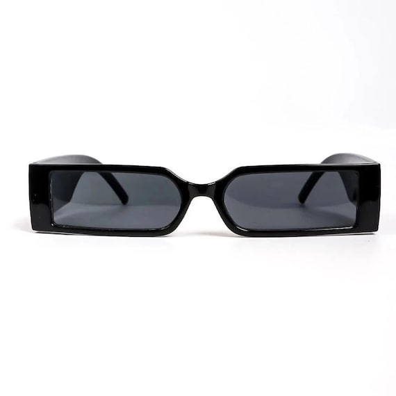 Occhiali Da Sole Rettangolari Vintage - UV400, Stile Anni '90, Per Donna E Uomo