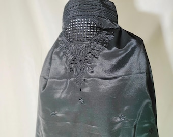 Burqa afghane : voile islamique traditionnel, taille unique