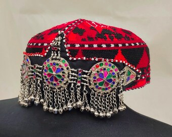 Buy Afghan Women's Cap: Halima Sultan Style Headpiece With