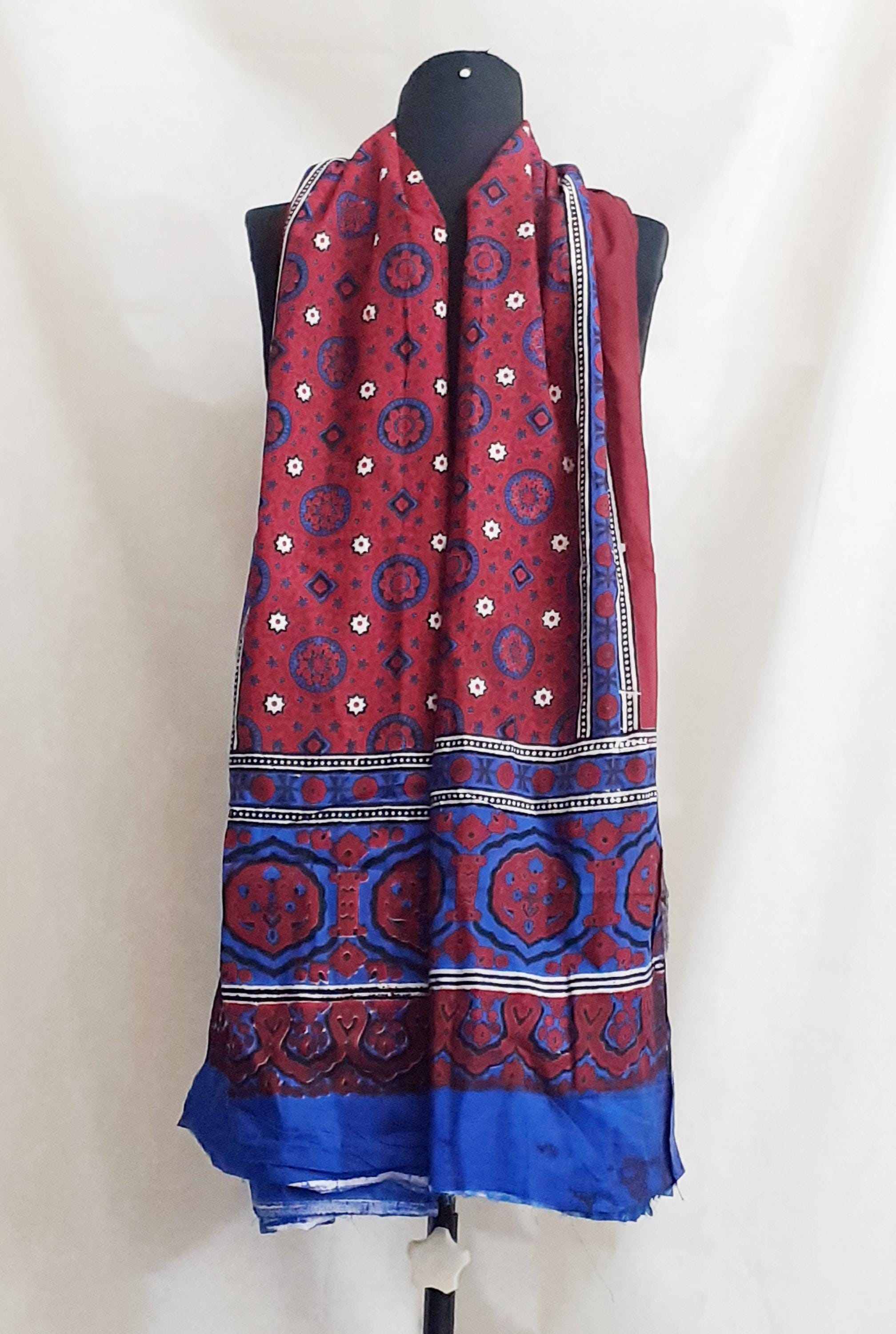 Handmade Sindhi Ajrak Shawl - Österreich