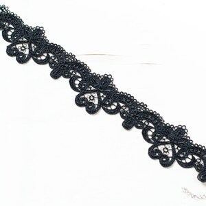 Black Lace Choker - Victorian Gothic Necklace image 10