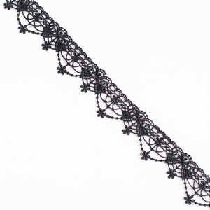Black Lace choker with Bows-Victorian Necklace-Gothic Choker image 9