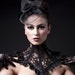 Victorian Black Lace Neck Corset-Gothic Lace Choker 