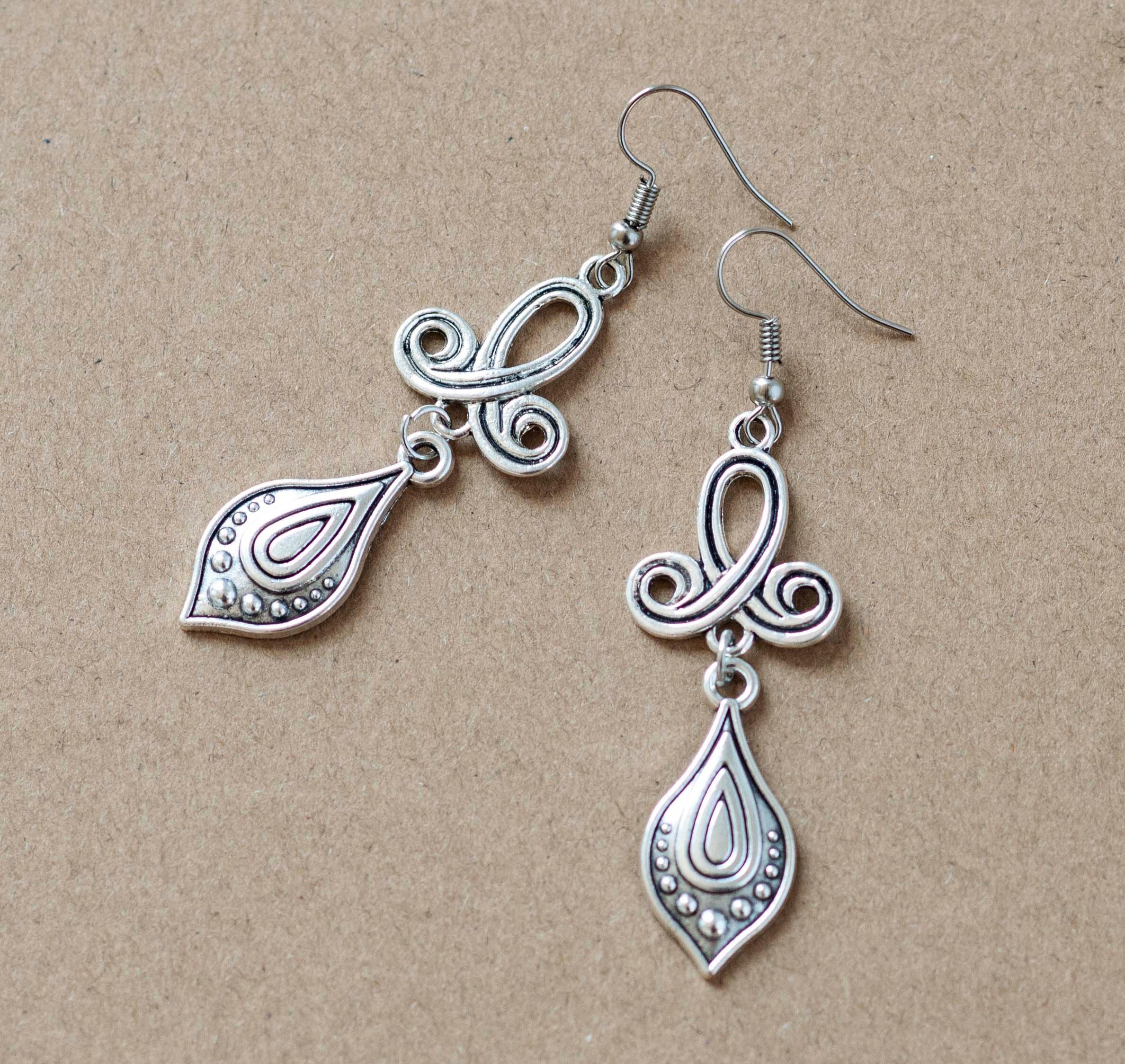 Viking earrings for women-Celtic jewelry-Pegan Accessories-Witchy earrings