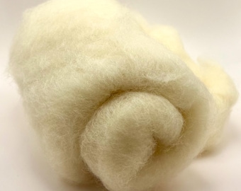 High-quality core wool batting for needle felting – clean, soft, sustainably sourced in the USA, perfect for fill, stuffing, 3D creations