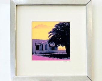 Original Framed Dreamscape - Morning Casa 2