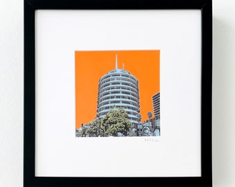 Original Framed Dreamscape - Capitol Records 1