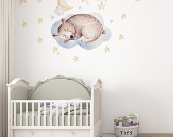 nursery bedroom wall decals, kids room stikcers