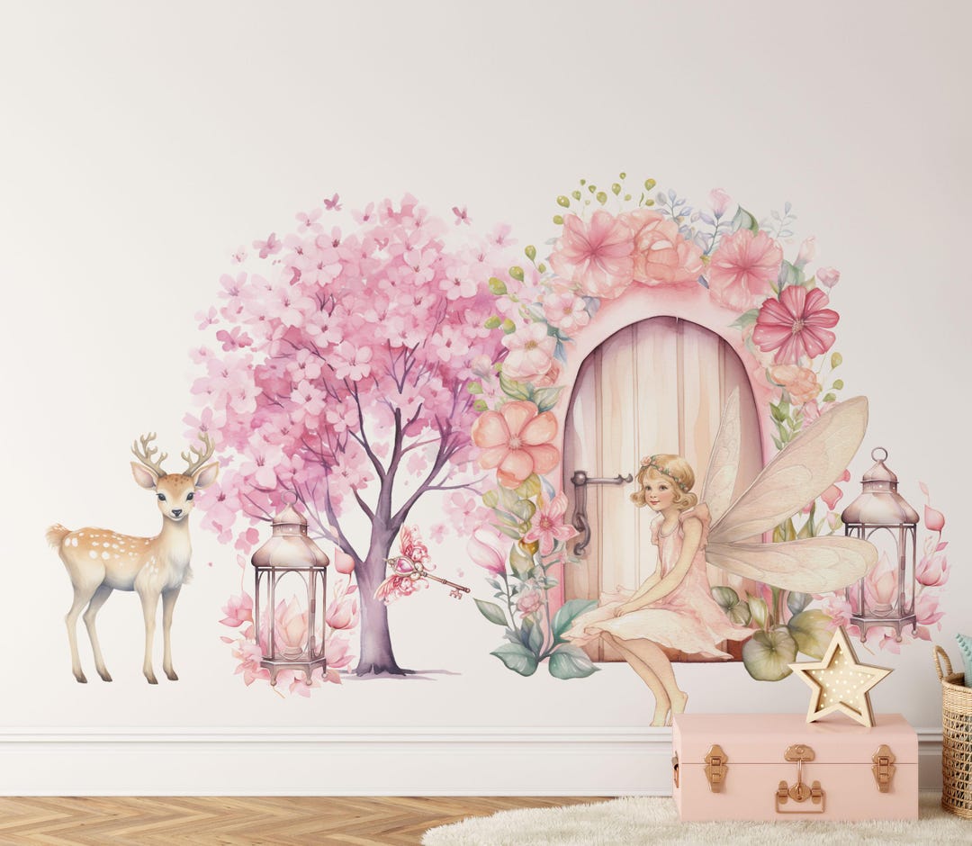Fairy Wall Decal for Girls Bedroom, Faries Wall Stickers - Etsy