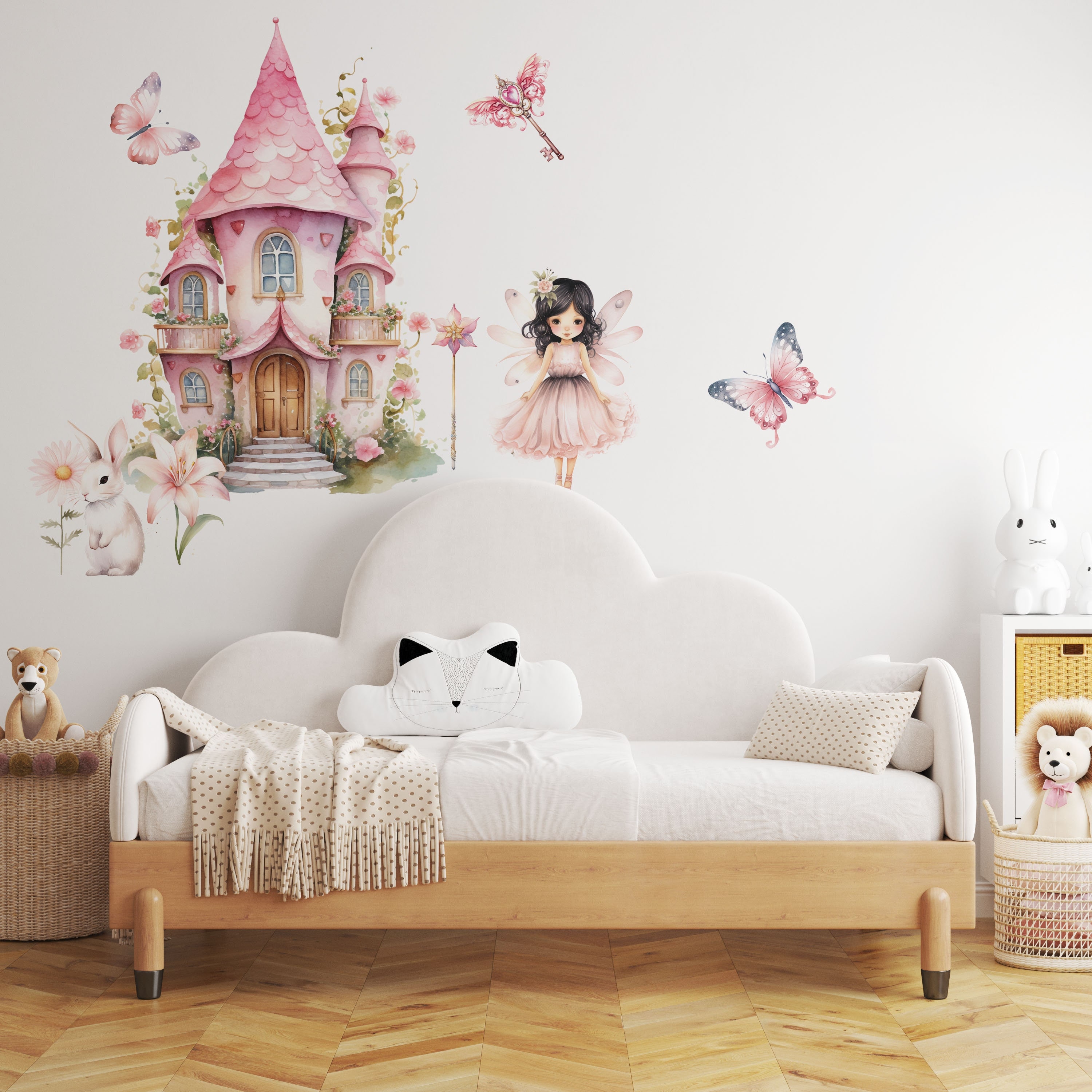 Girls Room Wall Sticker Disney Princess Wall Sticker For Girls Princess  Wall Decal Nursery Princess Wall Art Room Decor For Bedroom Vinyl Decal For  Girls Room Idea - UK Wall Stickers Kids, image size:3000x3000