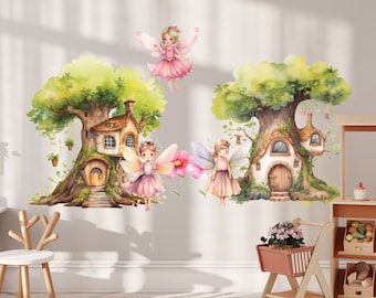 Fairy Wall Decals, Girls Nursery Decor