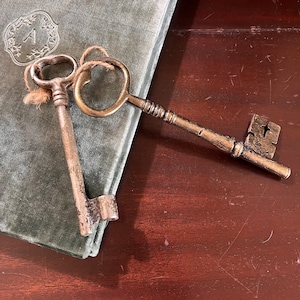 Vintage Decorative Brass Keys