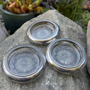 Frank M. Whiting & Co. Sterling Coasters - Etsy