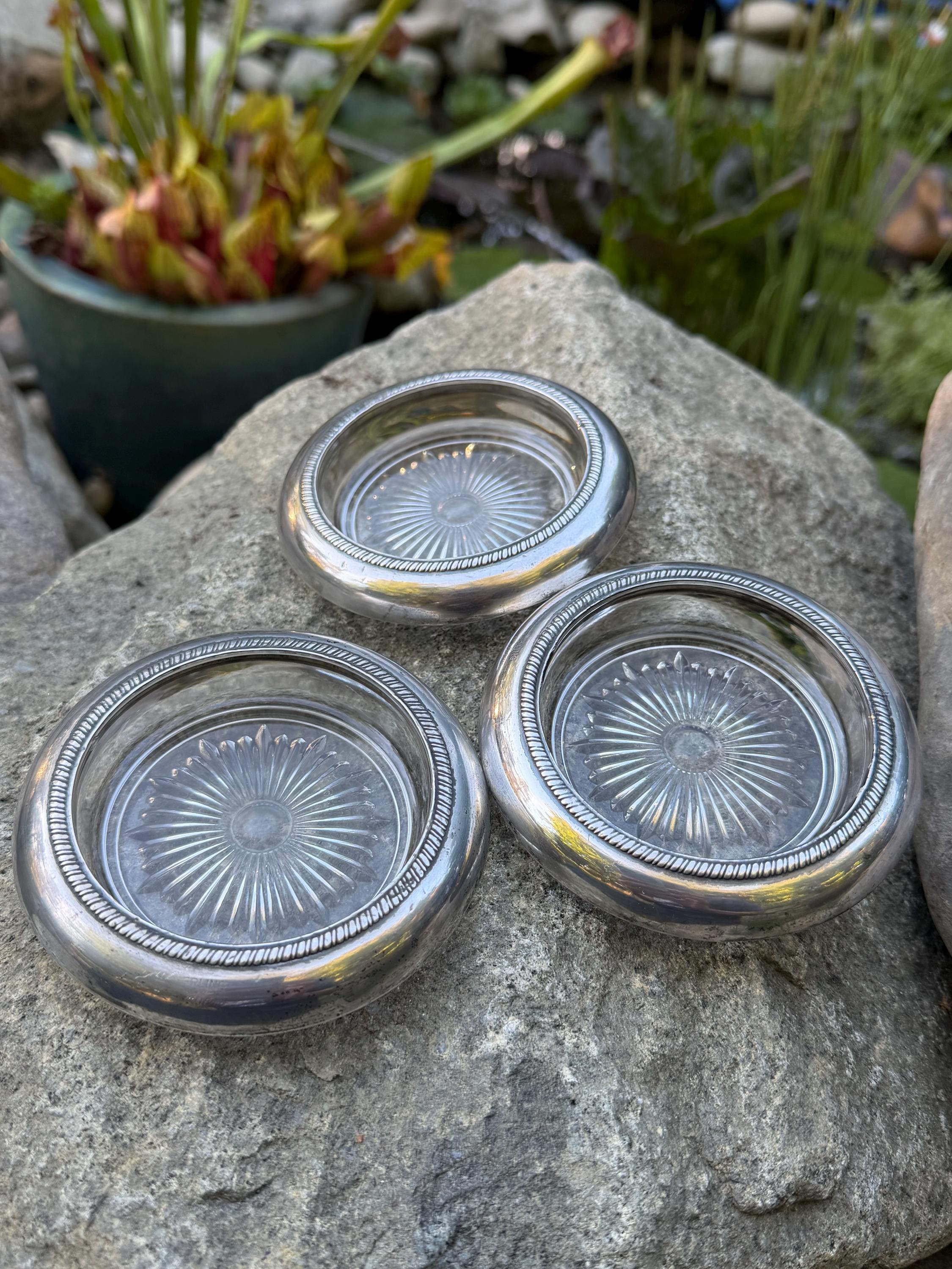 Frank M. Whiting & Co. Sterling Coasters - Etsy