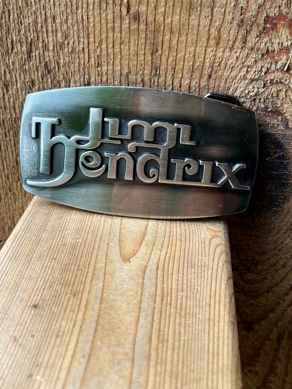 Jimi Hendrix Authentic Belt Buckle from 1990s