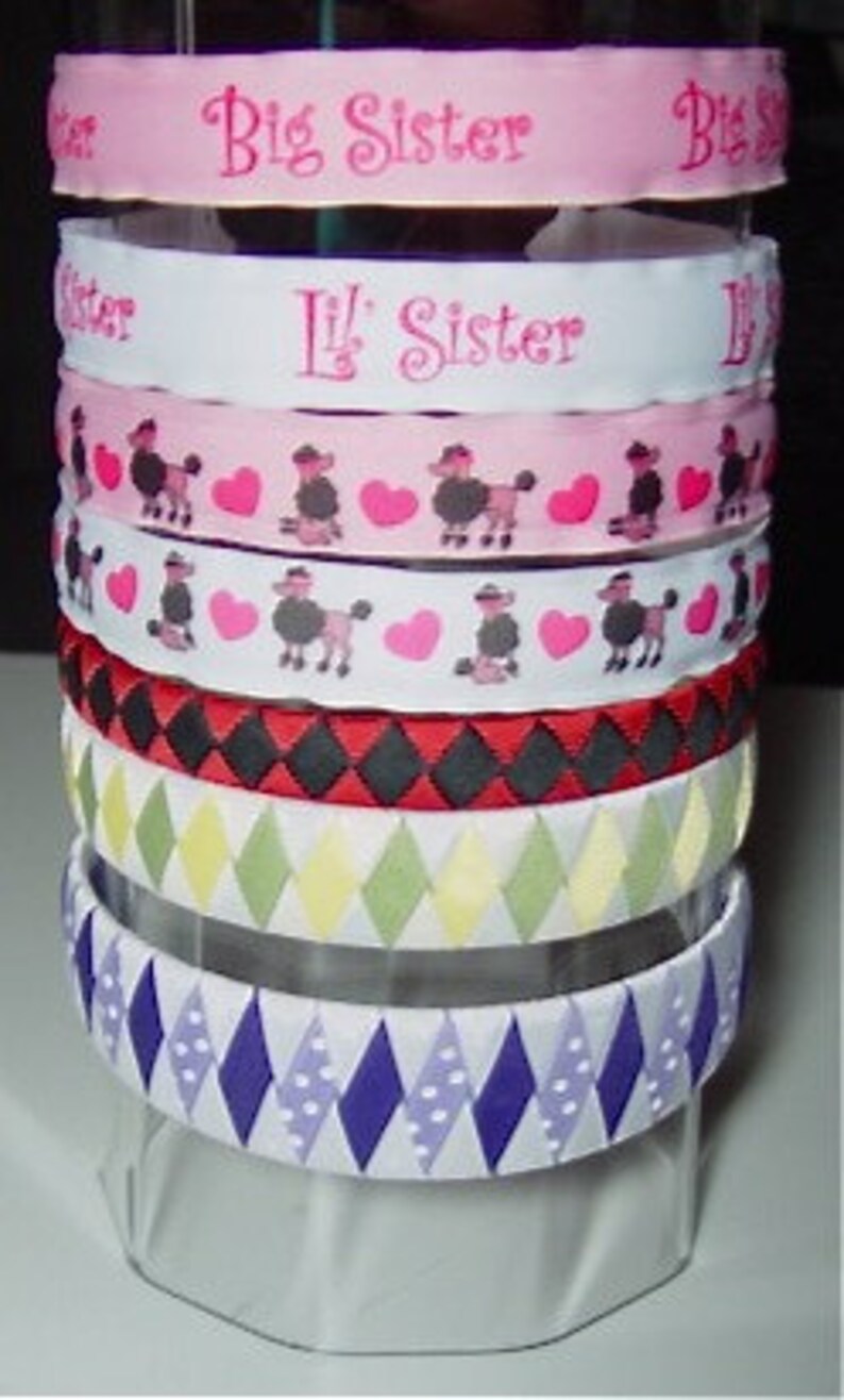 Clear Acrylic Headband Holder Display Head Band NEW Etsy