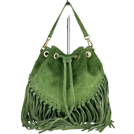 ショルダーバッグ・ポシェット Belted Suede Bucket Bag 0400022388511_CINNAMON?wid=600