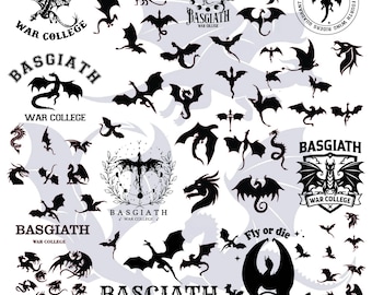 Dragon Rider Svg,Fourth Wing Bundle Svg,War college svg,Basgiath War College Svg,ACOTAR svg bundle, ACOTAR files Cricut, Acotar Velaris SVG,