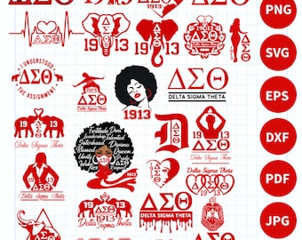 Delta Sigma Theta svg- png Bundle,Delta Sigma Theta sign,Delta Sigma SVG, Jpeg, svg, dfx, eps, png,1913 AEO Clipart,nstant Download .