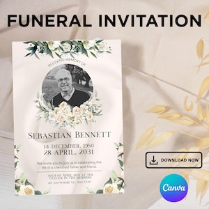 convite para funeral, programa de funeral, anúncio de funeral, cartões de funeral, celebrando a vida, em memória amorosa png, modelo de obituário,