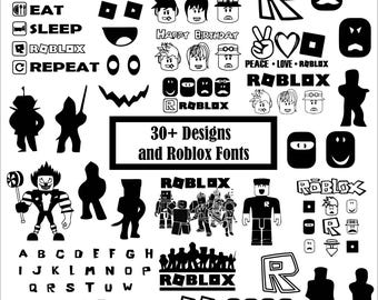 Roblox SVG Bundle, Roblox Font,Gaming Svg Files for Cricut,Roblox Png, Roblox Boy Svg, Birthday Svg, Robot Svg, Instant Download,Roblox font