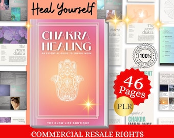Chakra-Heilungs-Arbeitsbuch zum Ausdrucken, spirituelles Buch, Chakra-Planer, Öffnung des dritten Auges & Energieausgleich zum Ausdrucken, Heiler/Lichtarbeiter (PLR)