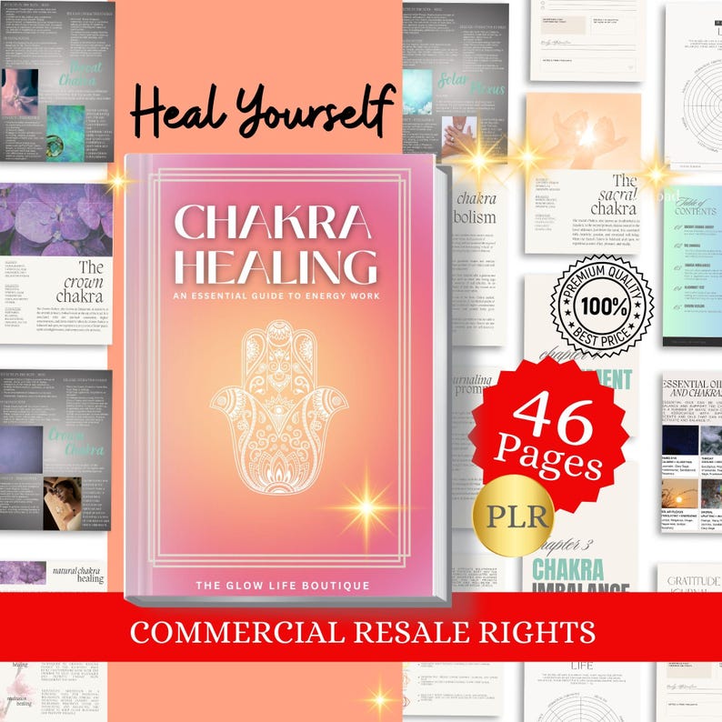 Chakra Healing Workbook Printable Spiritual Book Chakra Planner Third ...