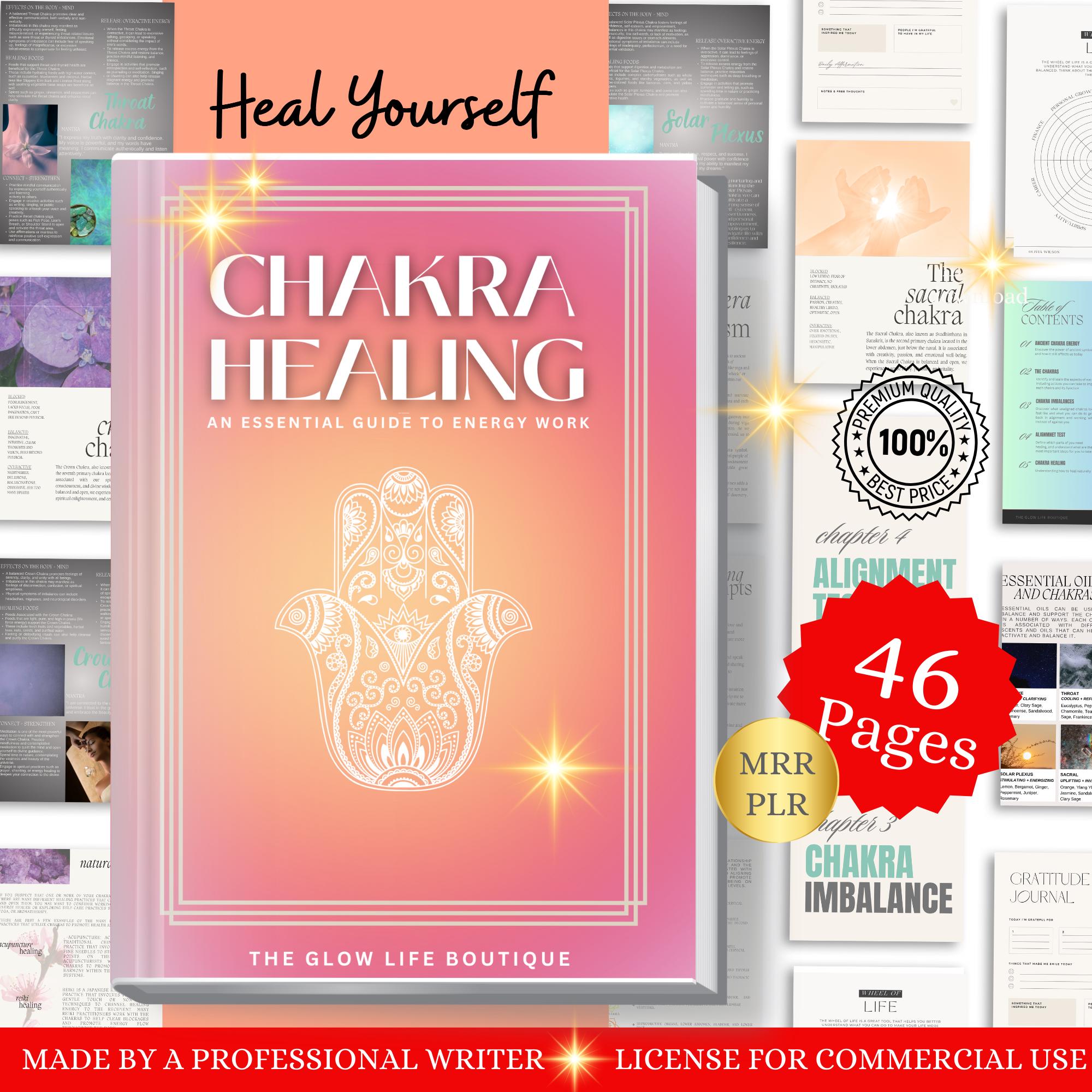 Chakra Healing Workbook Printable Spiritual Book Chakra Planner Third ...