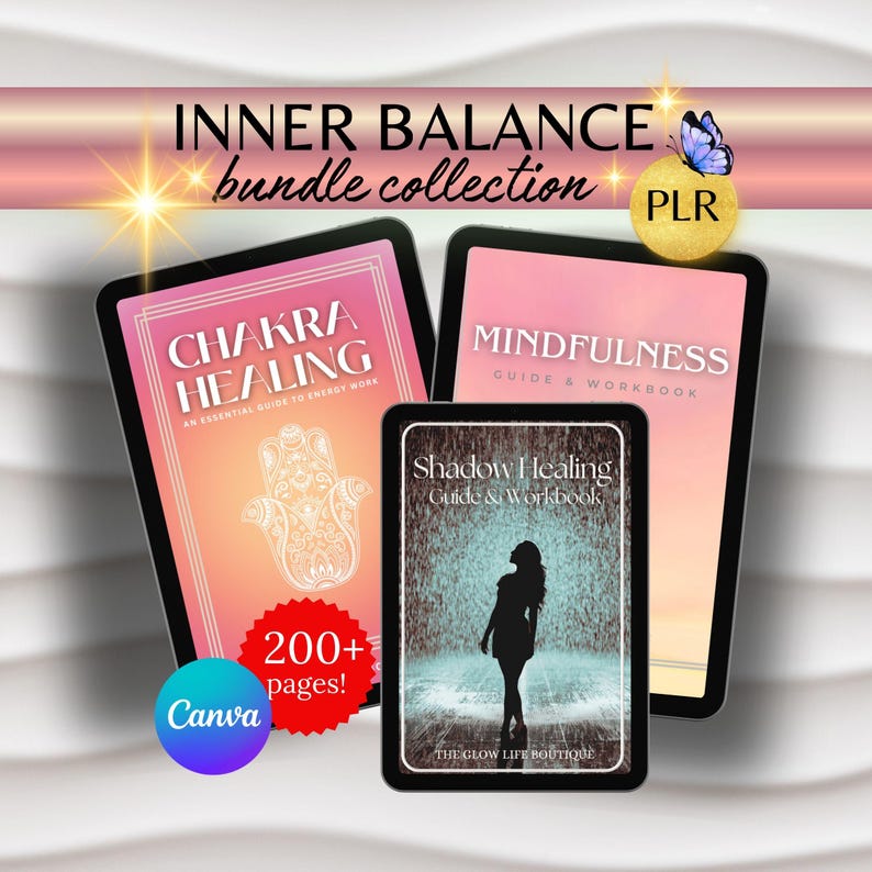 Healing ebook Guide to Natural Healing Self Improvement ebook Bundle ebook Spiritual Coaching Bundle Personal Development PLR Wellness Coach image 1