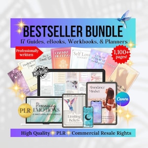 Self-help eBook Bundle Entire Shop Bundle Coaching Resources Self Improvement eBook Bundle DFY Resale Canva Bundle Self Improvement Bundle