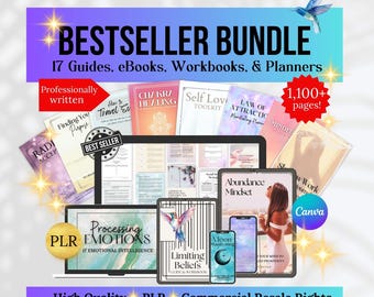 Self-help eBook Bundle Entire Shop Bundle Coaching Resources Self Improvement eBook Bundle DFY Resale Canva Bundle Self Improvement Bundle