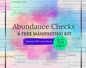 Law of Abundance Check Manifestation Checks Unlimited Abundance Kit Manifesting Generator Fake Checks Abundance Check Manifesting Kit PDF
