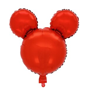 Red Mickey mylar balloon