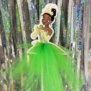 Tiana Cake Toppers, Princess Birthday, Disney Princess, Disney Themed Birthday Party, Party Decoration, Cake Decoration, Cupcake topper