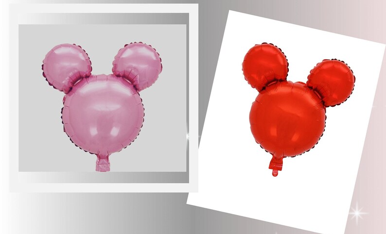 Mickey and Minnie mylar balloon