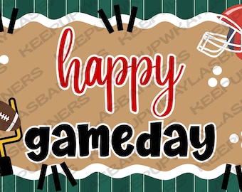 Hand Painted Tailgate/Football Game Banner