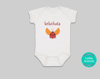 Bebichota Baby Strampelanzug und Kleinkind T-Shirt - Fun Bug Design - Lateinische Kultur Babykleidung