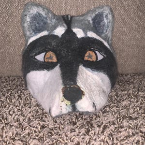 raccoon therian mask furry gear