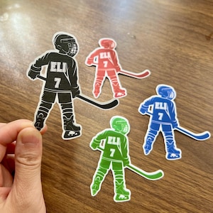 Custom Ice Hockey Kid Sticker