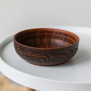 Ceramic bowl, Terracotta pot, Handmade pottery, Clay roasting pot, Ukrainian gift, Earthen Kadai, Big indian biryani, Cookware Casserole