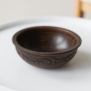 Terracotta pot, Handmade pottery, Clay roasting pot, Ukrainian gift, Pottery gift, Ceramics kitchenware, Earthen Kadai, Pottery bowl