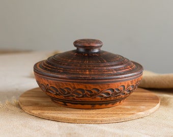 HEMOTON Pentola In Ceramica Coreana – Casseruola Con Coperchio Per Zuppe E Stufati – 21 Cm – Adatta A Tutti I Fuochi - 2
