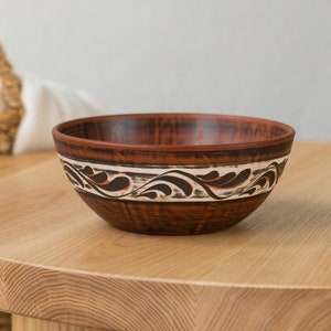Big indian biryani, Ceramic bowl, Terracotta pot, Handmade pottery, Clay roasting pot, Ukrainian gift, Earthen Kadai, Pottery bowl