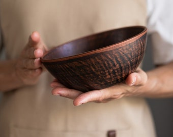 READY TO SHIP, Clay Cookware, Terracotta Clay Pot, Clay roasting pot, Ukrainian gift, Pottery gift, Clay Pot With Lid,  Pottery bowl
