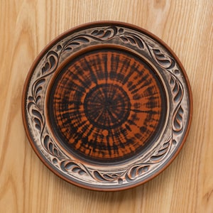Big Ceramic Plate, Clay cookware hand, Terracotta pot, Handmade Clay Plate Ceramic, Clay roasting pot, Ukrainian gift, Ceramics kitchenwar