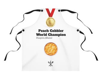 Peach Cobbler Champion Chef Cooking Apron